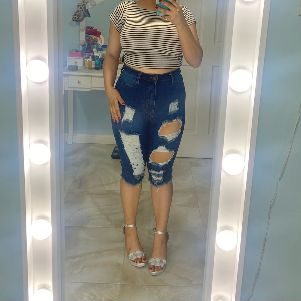 Bermudas jeans